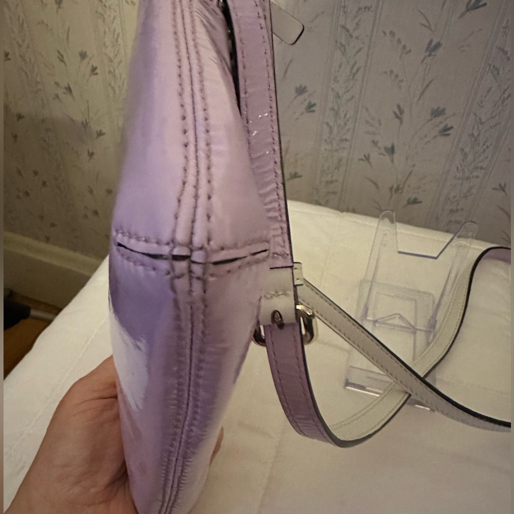 Kate Spade Patent Purple Crossbody w/Storybook Lining - Picture 9 of 14